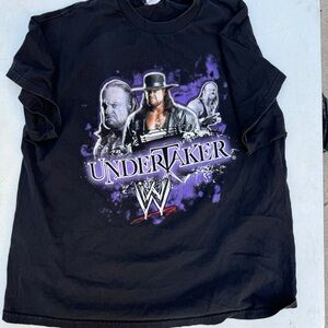 vintage WWE THE UNDERTAKER WRESTLING T-Shirt LARGE/XL